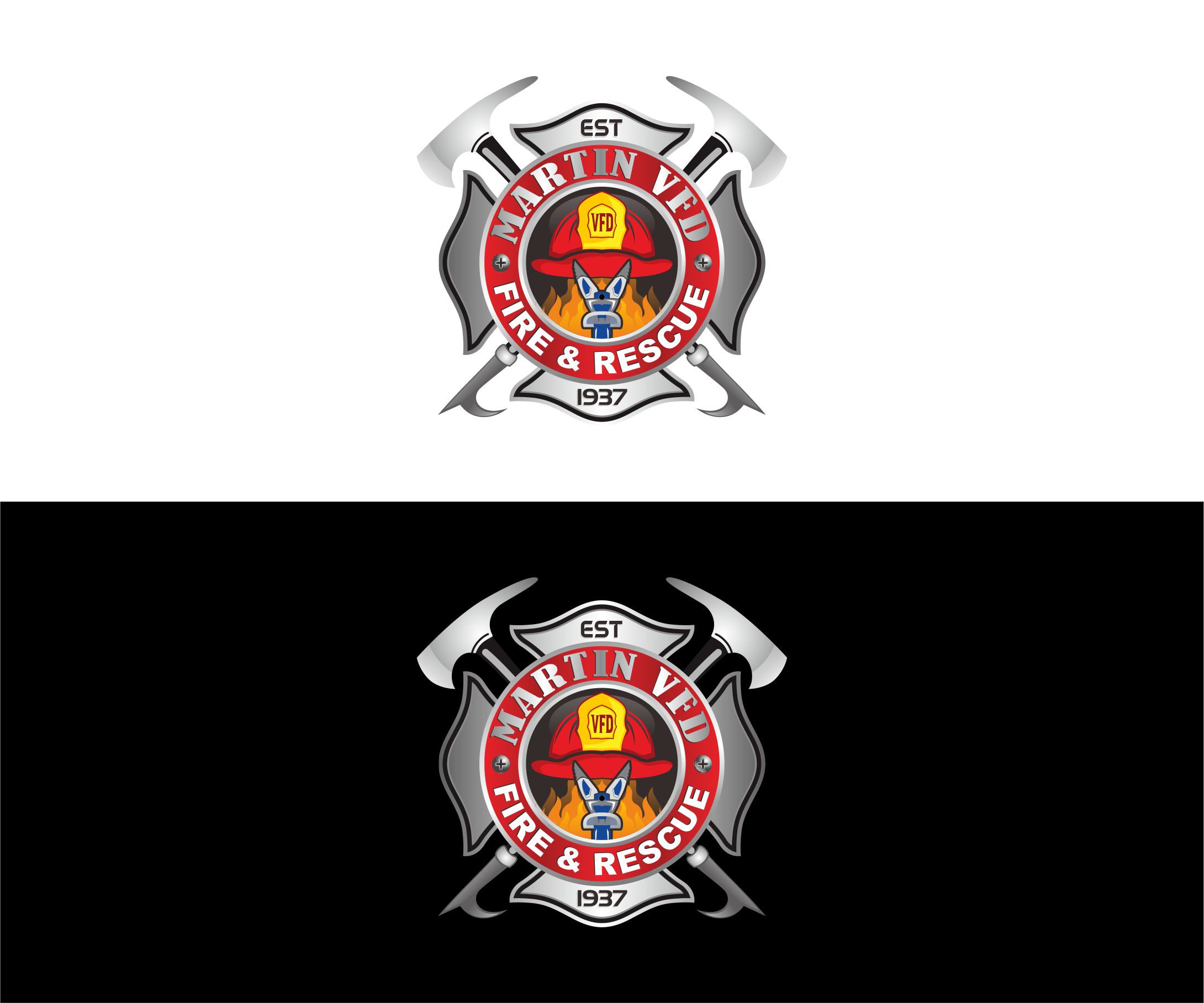 Logo Design by alkaline for Martin VFD | Design #32443868