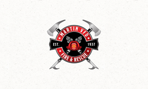 Logo Design by Logo Stock for Martin VFD | Design: #32444939