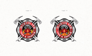 Logo Design by Logo Stock for Martin VFD | Design: #32600141