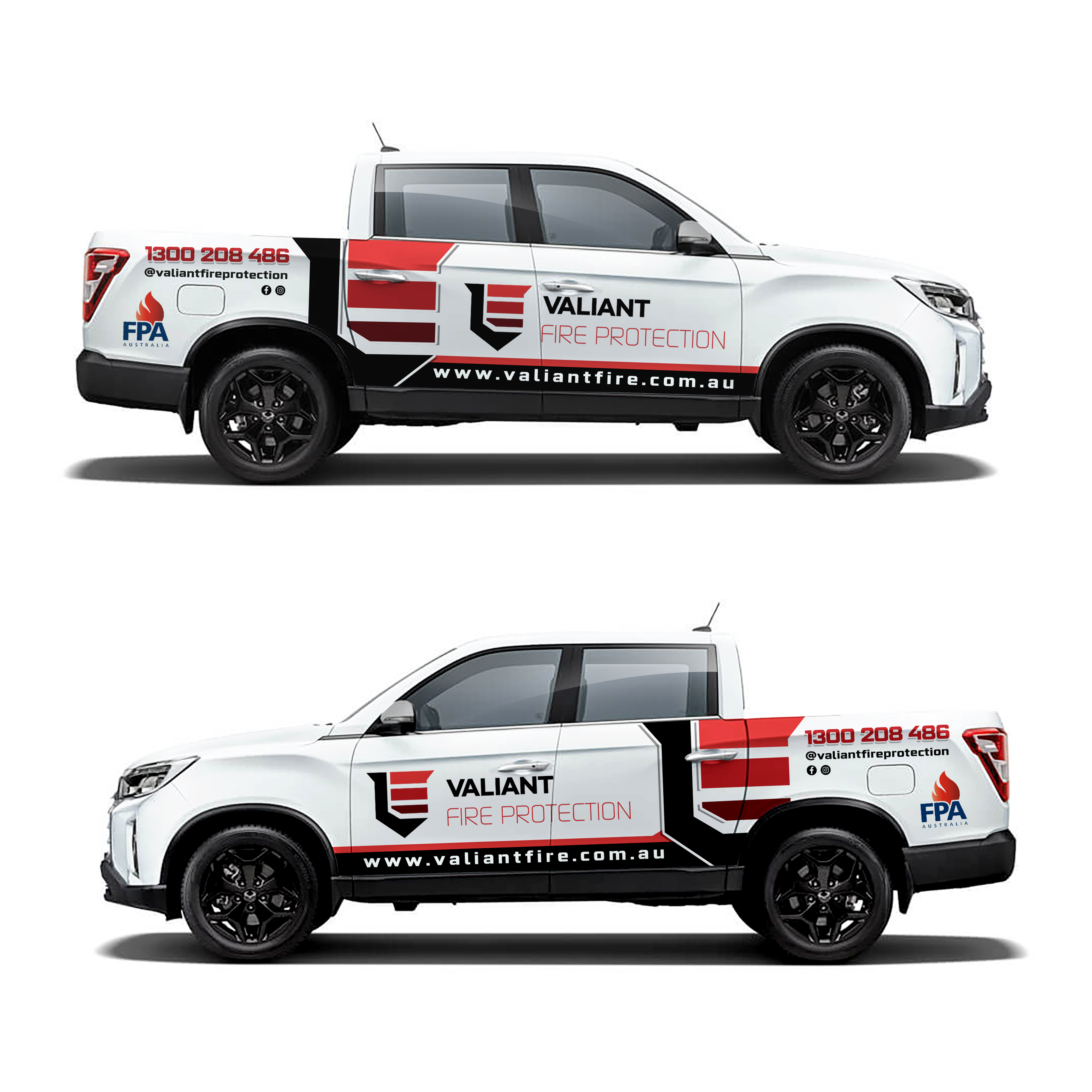Car Wrap Design by Panji A. for Valiant Fire Protection | Design #32473666