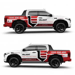 Car Wrap Design by Yoga Tri for Valiant Fire Protection | Design: #32439549