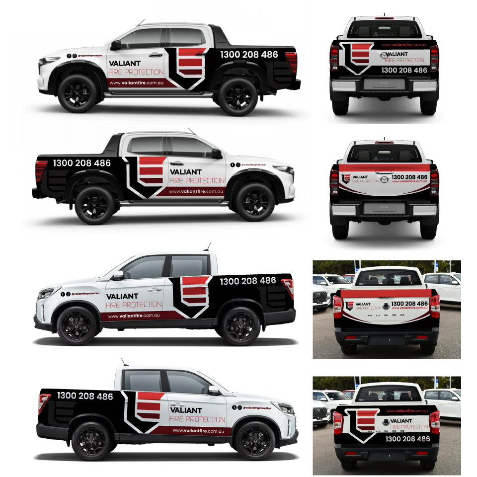 Car Wrap Design by Yoga Tri for Valiant Fire Protection | Design #32448092