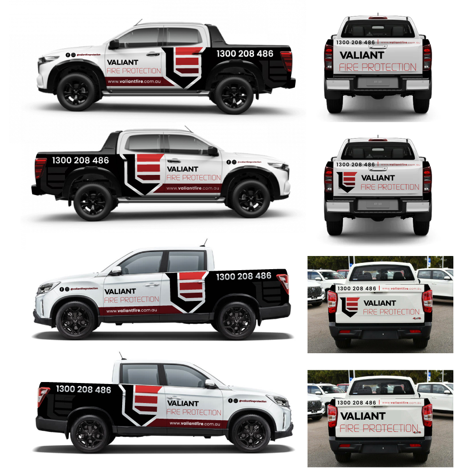 Car Wrap Design by Yoga Tri for Valiant Fire Protection | Design #32458184