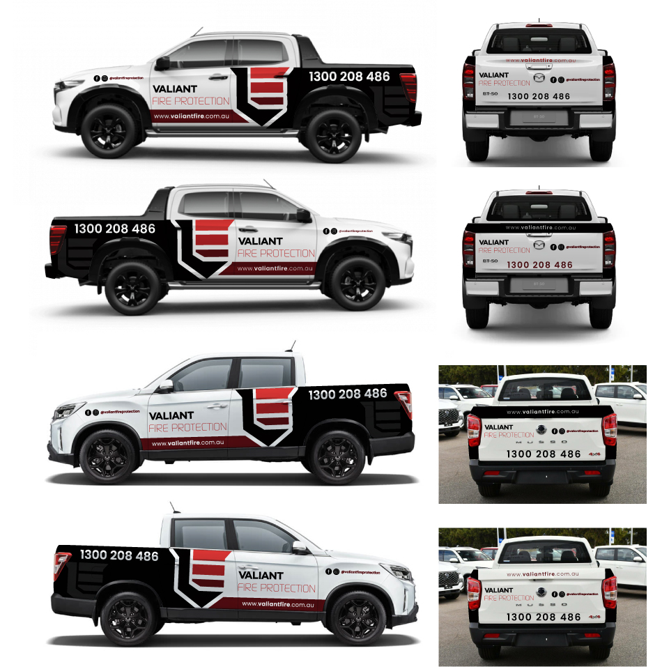 Car Wrap Design by Yoga Tri for Valiant Fire Protection | Design #32470450