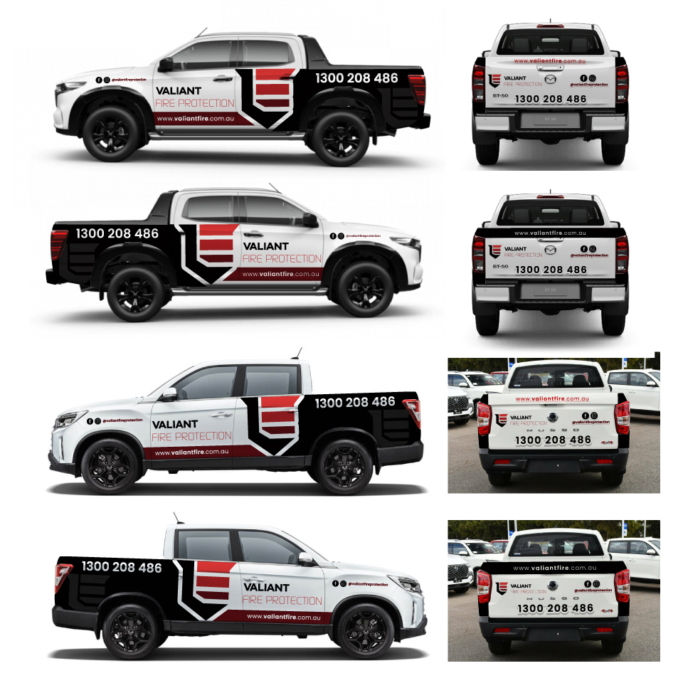 Car Wrap Design by Yoga Tri for Valiant Fire Protection | Design #32485883