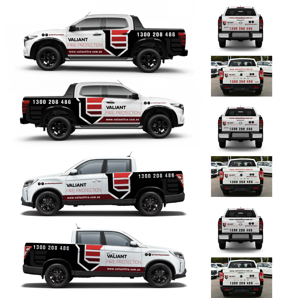 Car Wrap Design by Yoga Tri for Valiant Fire Protection | Design: #32502259