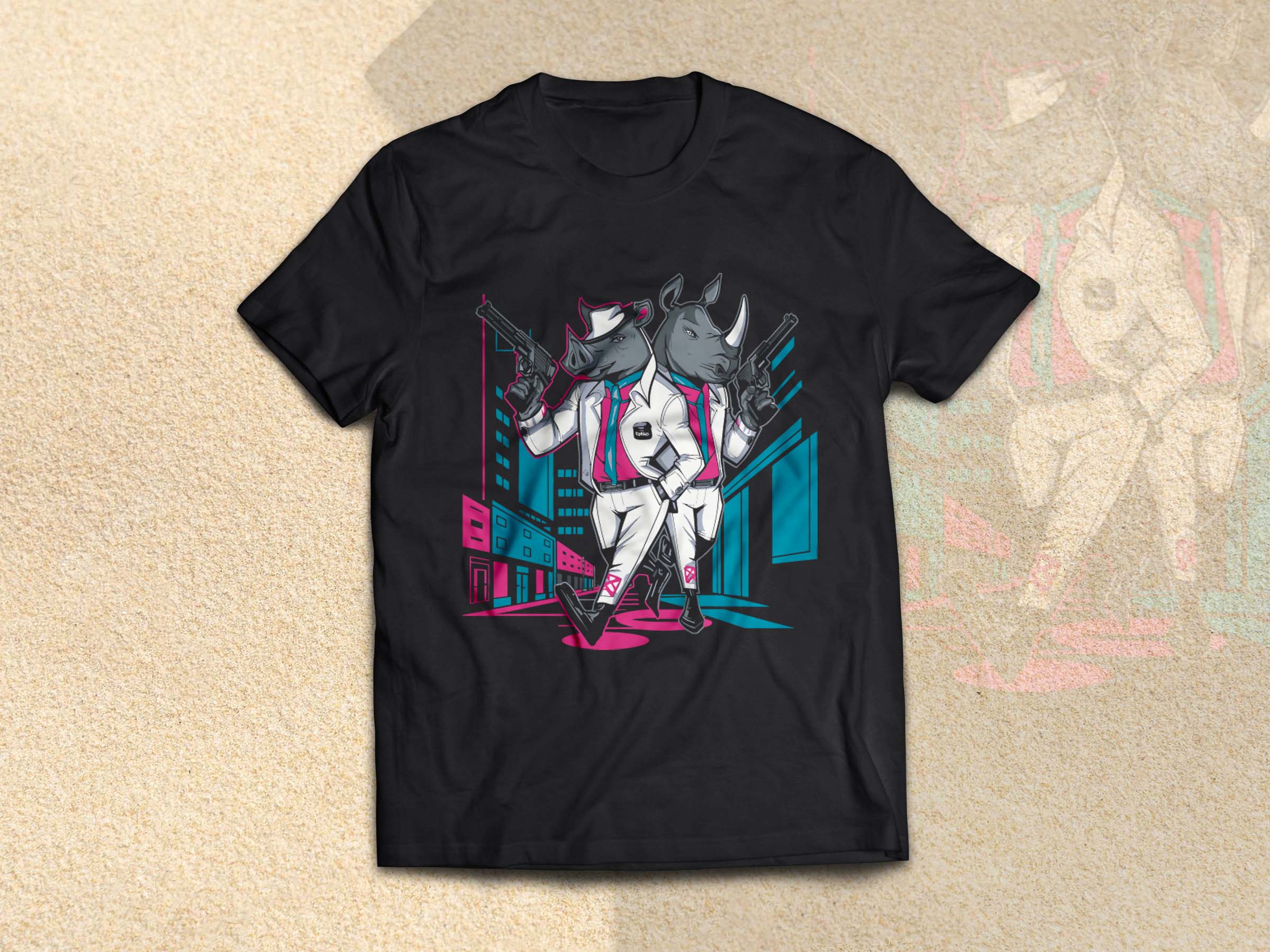 T-Shirt-Design von Lumen Branding für Nocturnal Beasts | Design #32477103