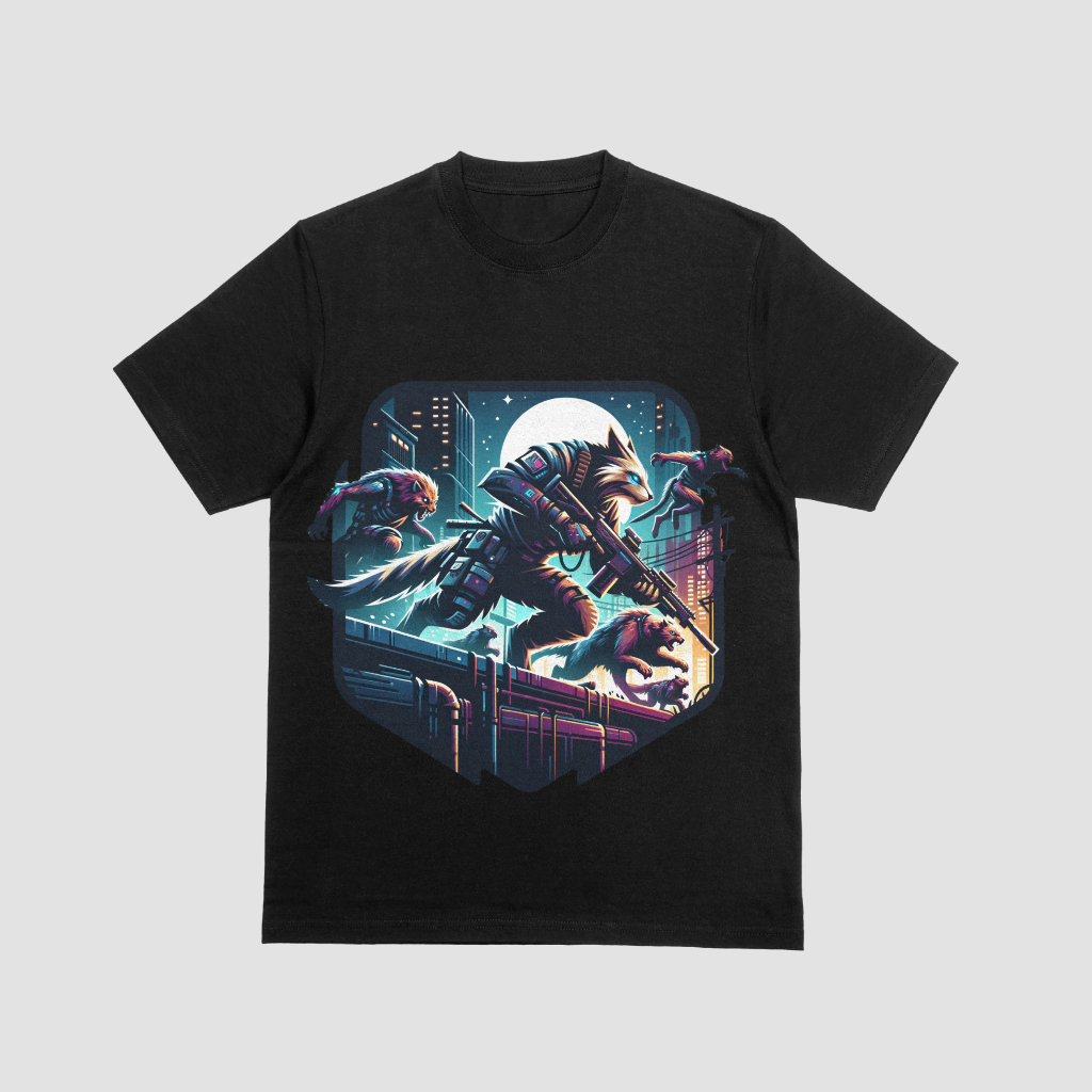 T-shirt Design by Bilal X.D for Nocturnal Beasts | Design #32489476
