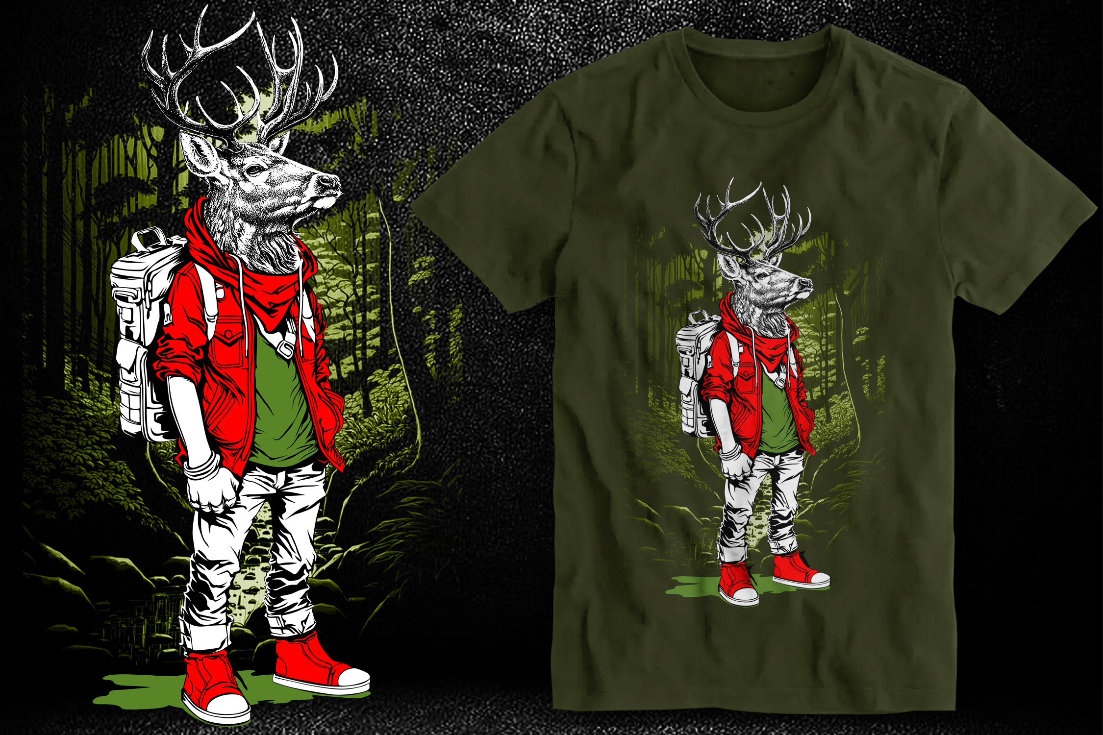 Design de T-shirt par Kiki Hermawan pour Nocturnal Beasts | Design #32453224