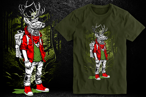 T-shirt Design by Kiki Hermawan for Nocturnal Beasts | Design #32453224