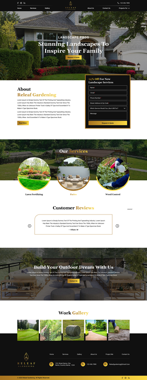 Web Design by Sbss for this project | Design: #32447873