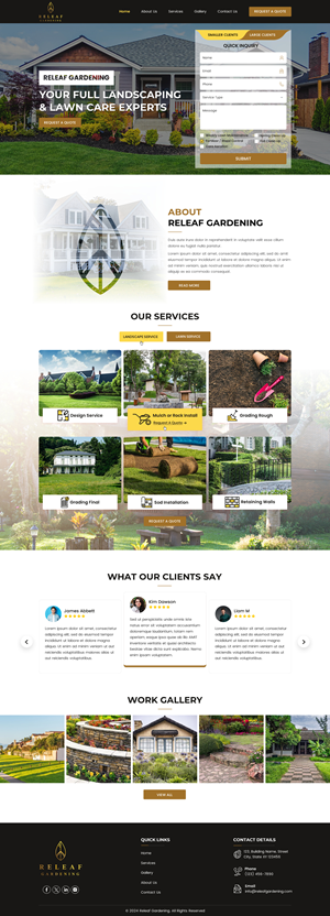 Web Design by Sbss for this project | Design: #32447874