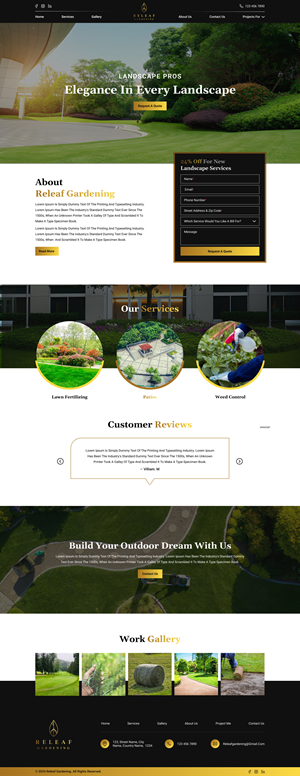Web Design by Sbss for this project | Design: #32452938