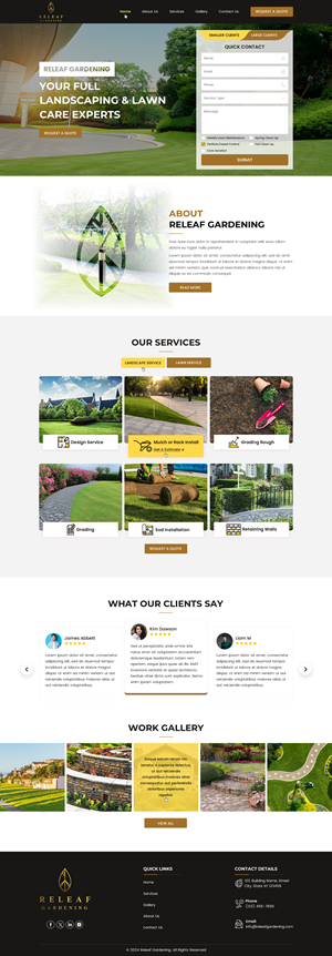 Web Design by Sbss for this project | Design: #32452940