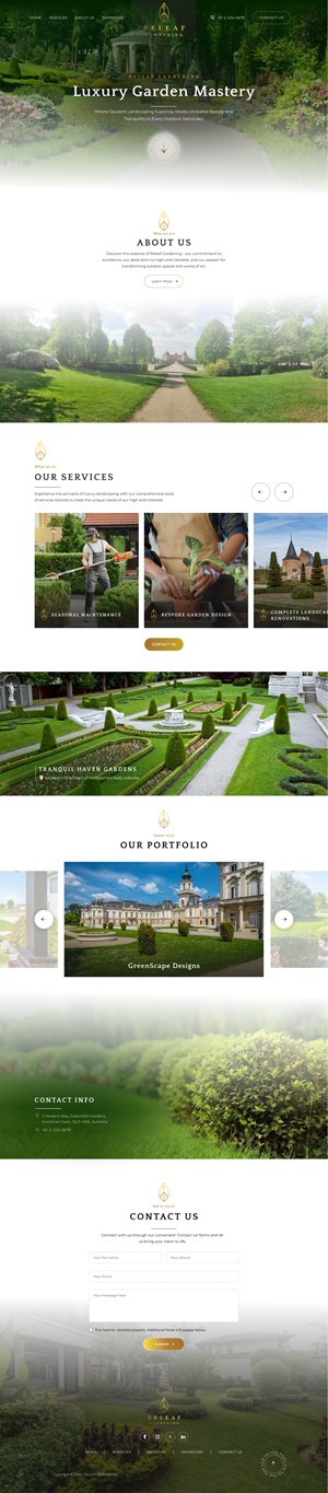 Web Design by *mary for this project | Design: #32448715