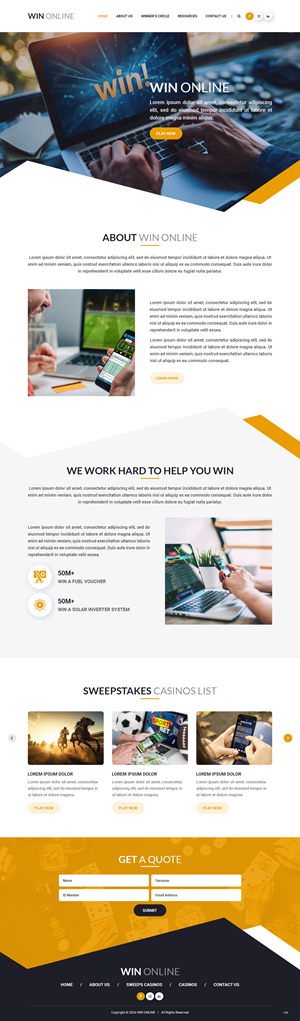Web Design by pb for this project | Design: #32449067