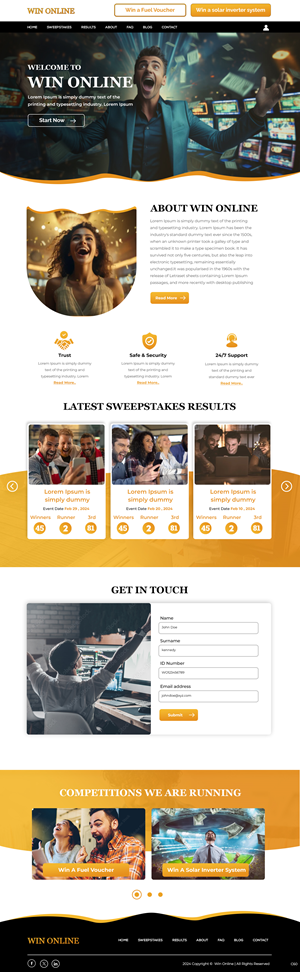 Web Design by pb for this project | Design: #32449073