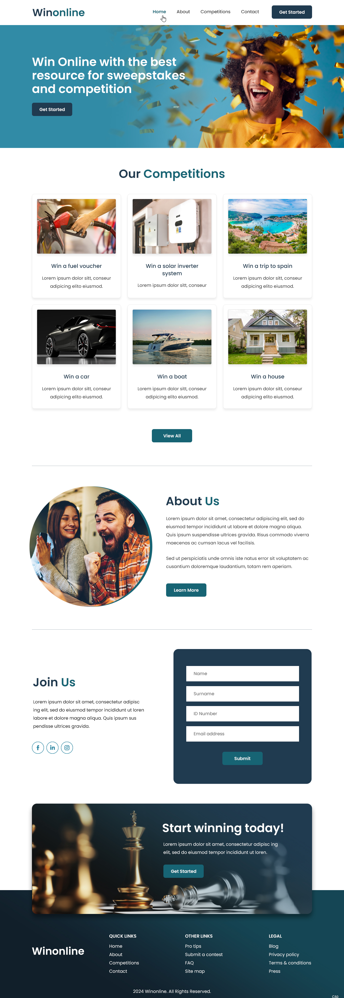 Web Design by pb for this project | Design #32456461