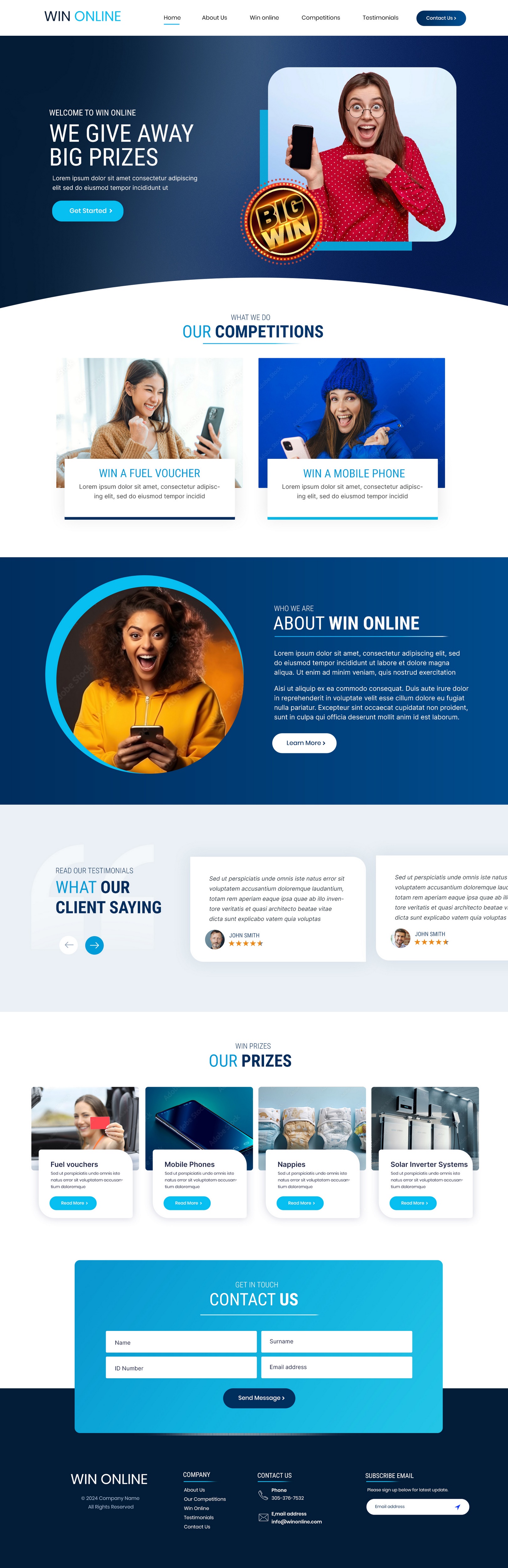 Web Design by pb for this project | Design #32492252