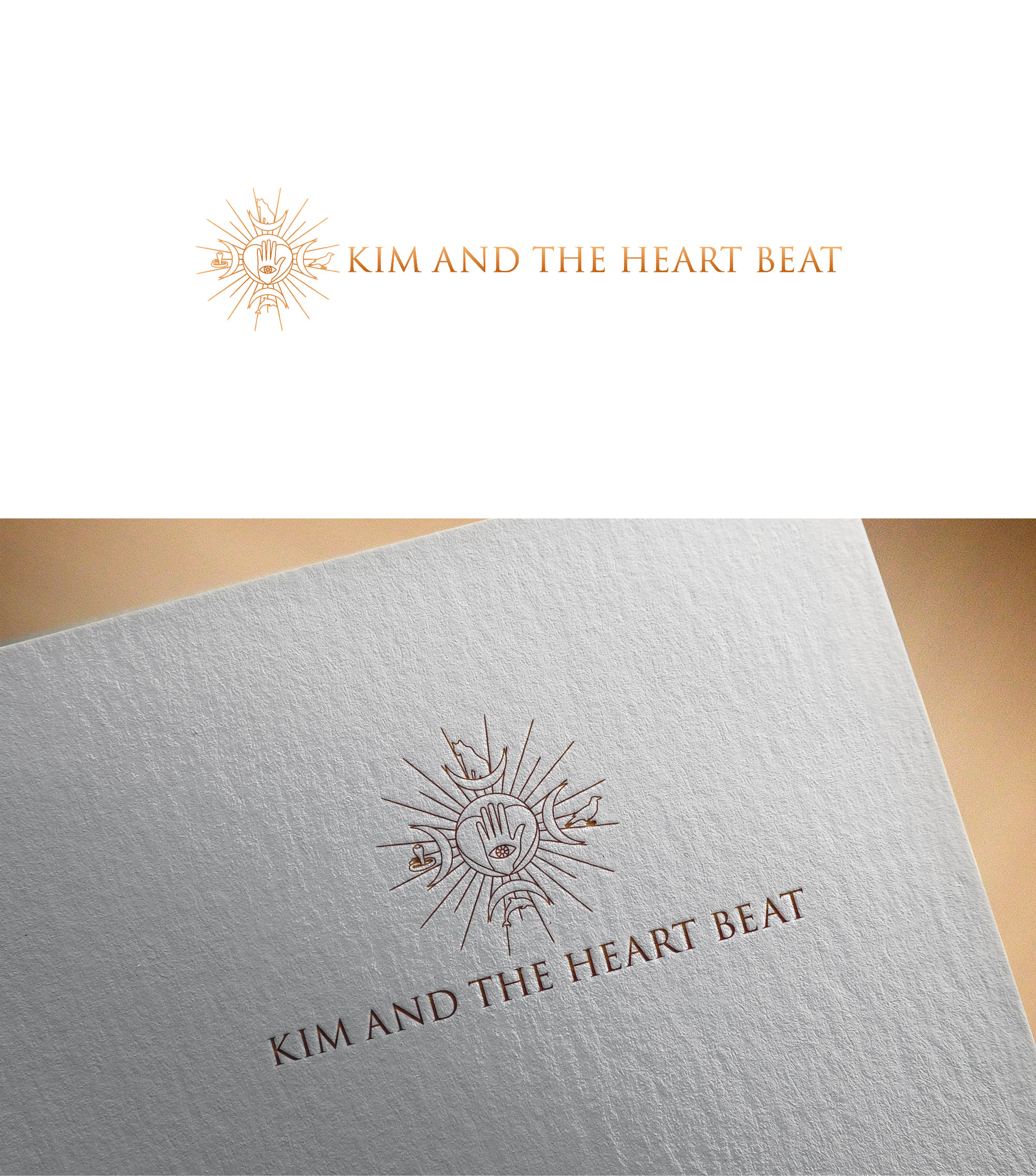 Logo Design by RA-bica for Kim and the Heart Beat | Design #32446660