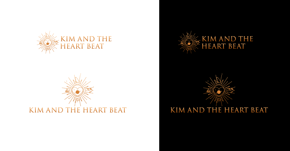 Logo Design by RA-bica for Kim and the Heart Beat | Design #32451006