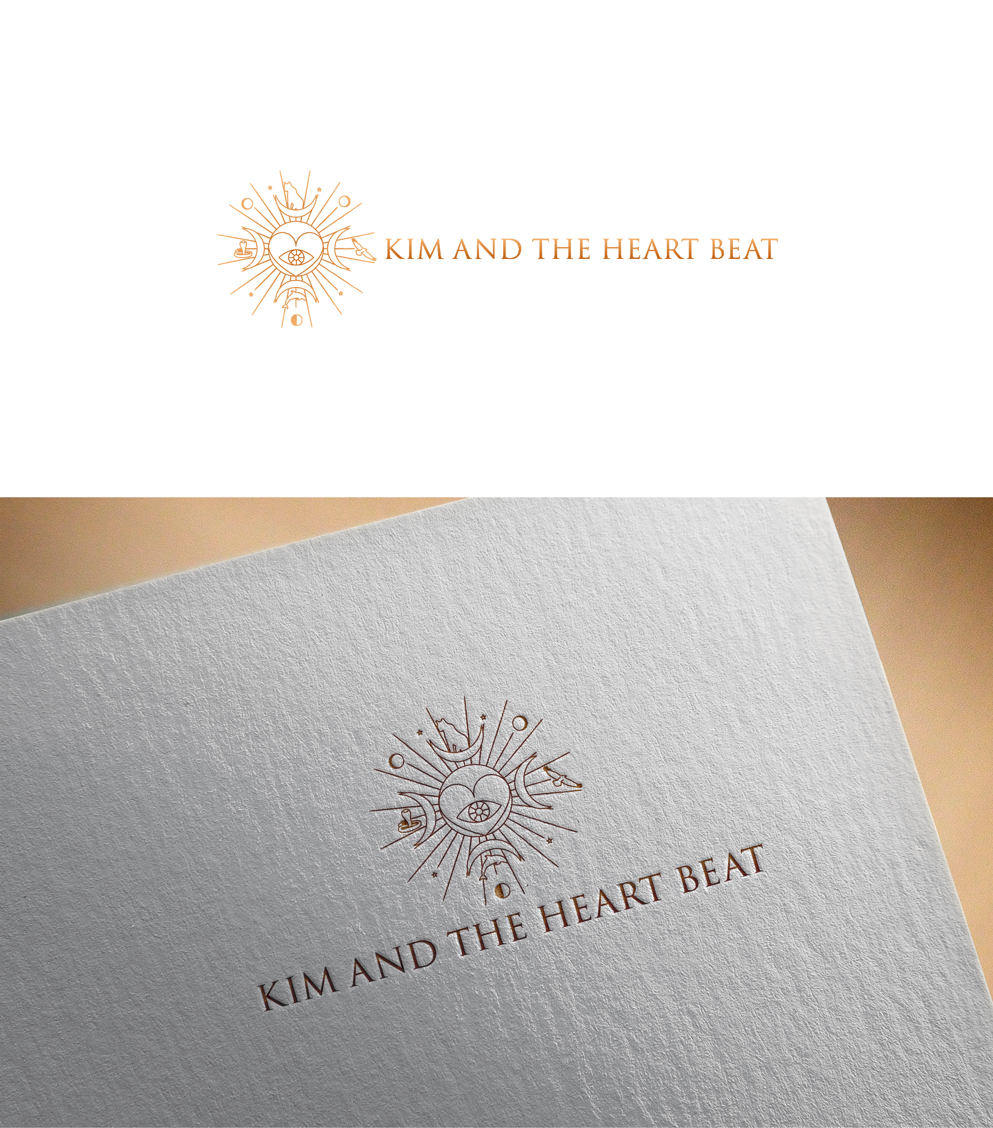 Logo Design by RA-bica for Kim and the Heart Beat | Design #32452772