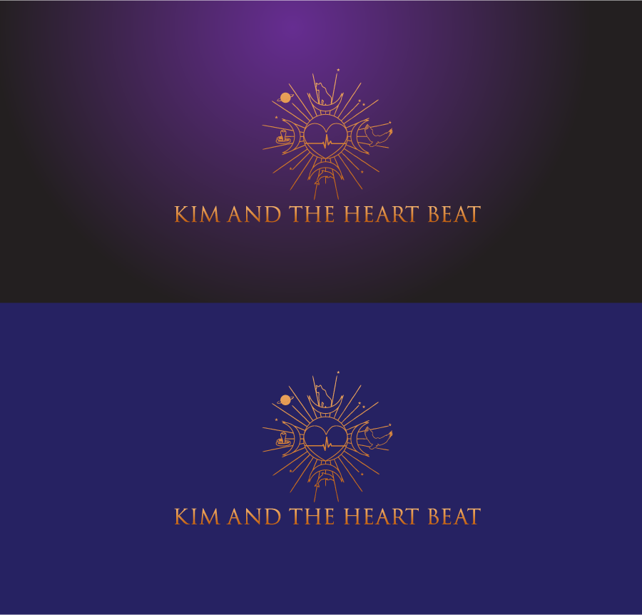 Logo Design by RA-bica for Kim and the Heart Beat | Design #32469259