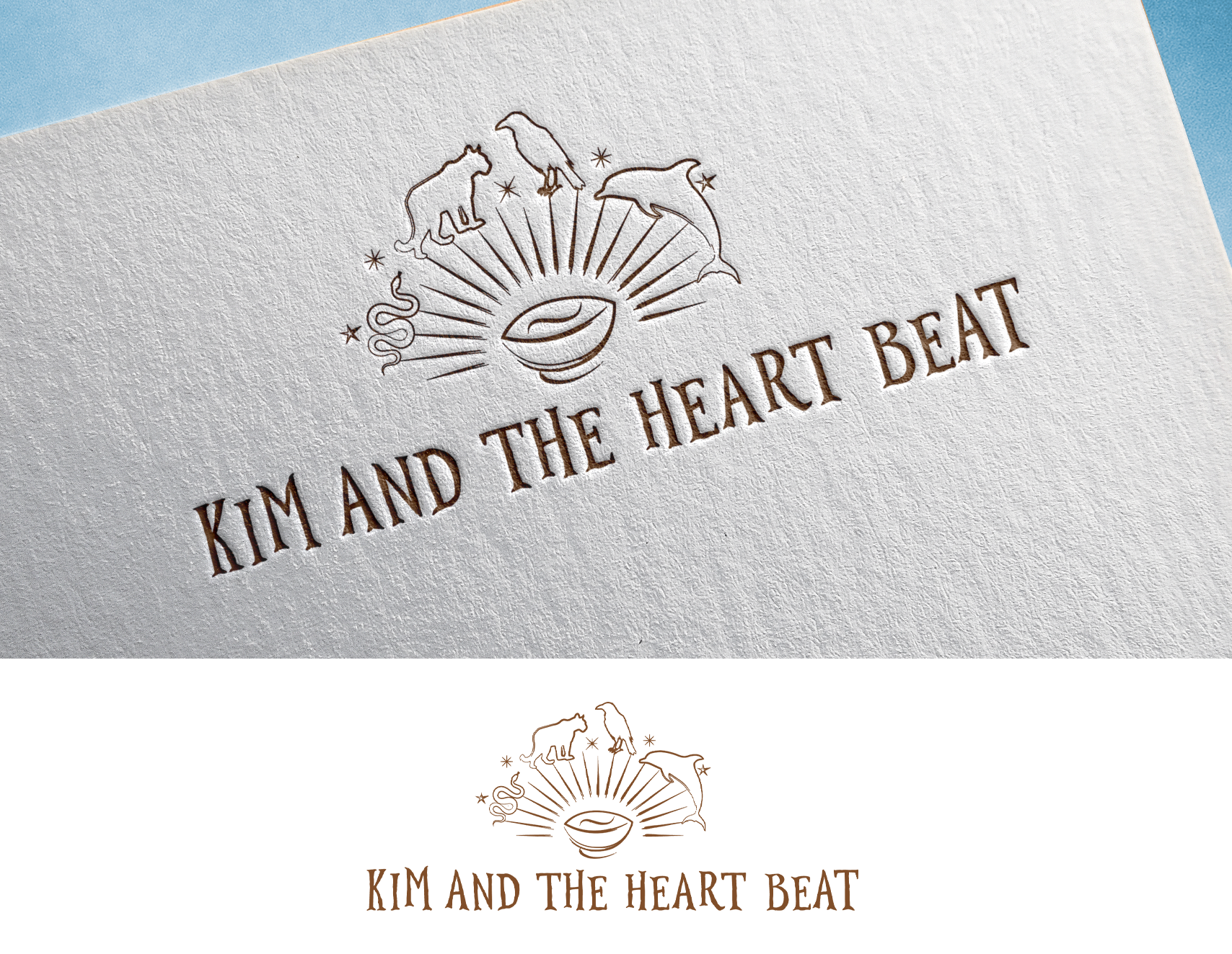 Logo Design by Rickyy for Kim and the Heart Beat | Design #32447096
