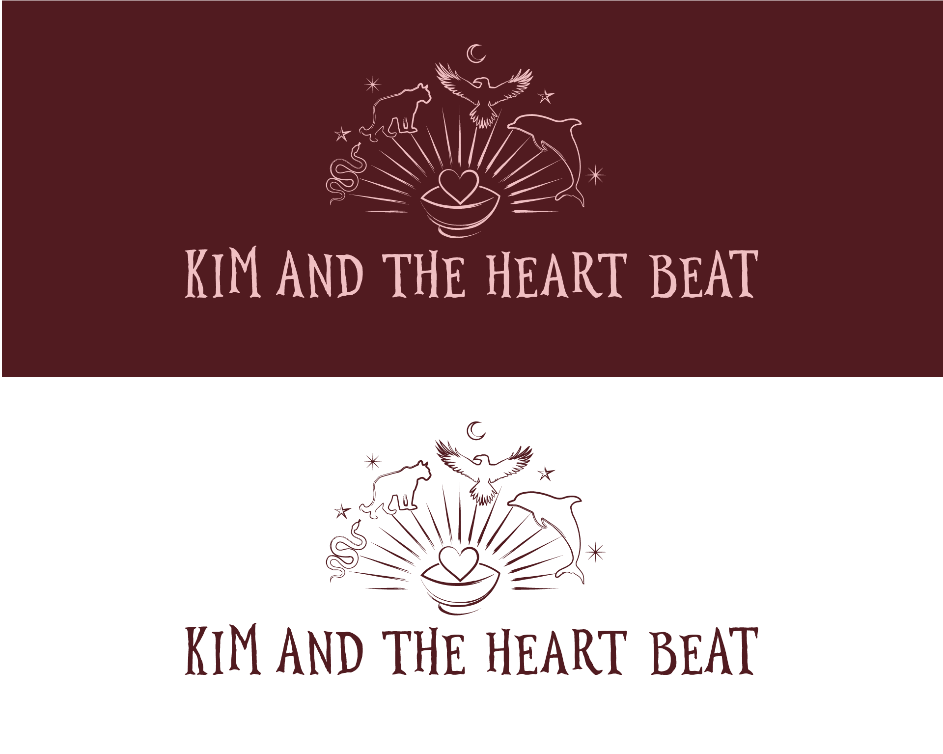 Logo Design by Rickyy for Kim and the Heart Beat | Design #32459627