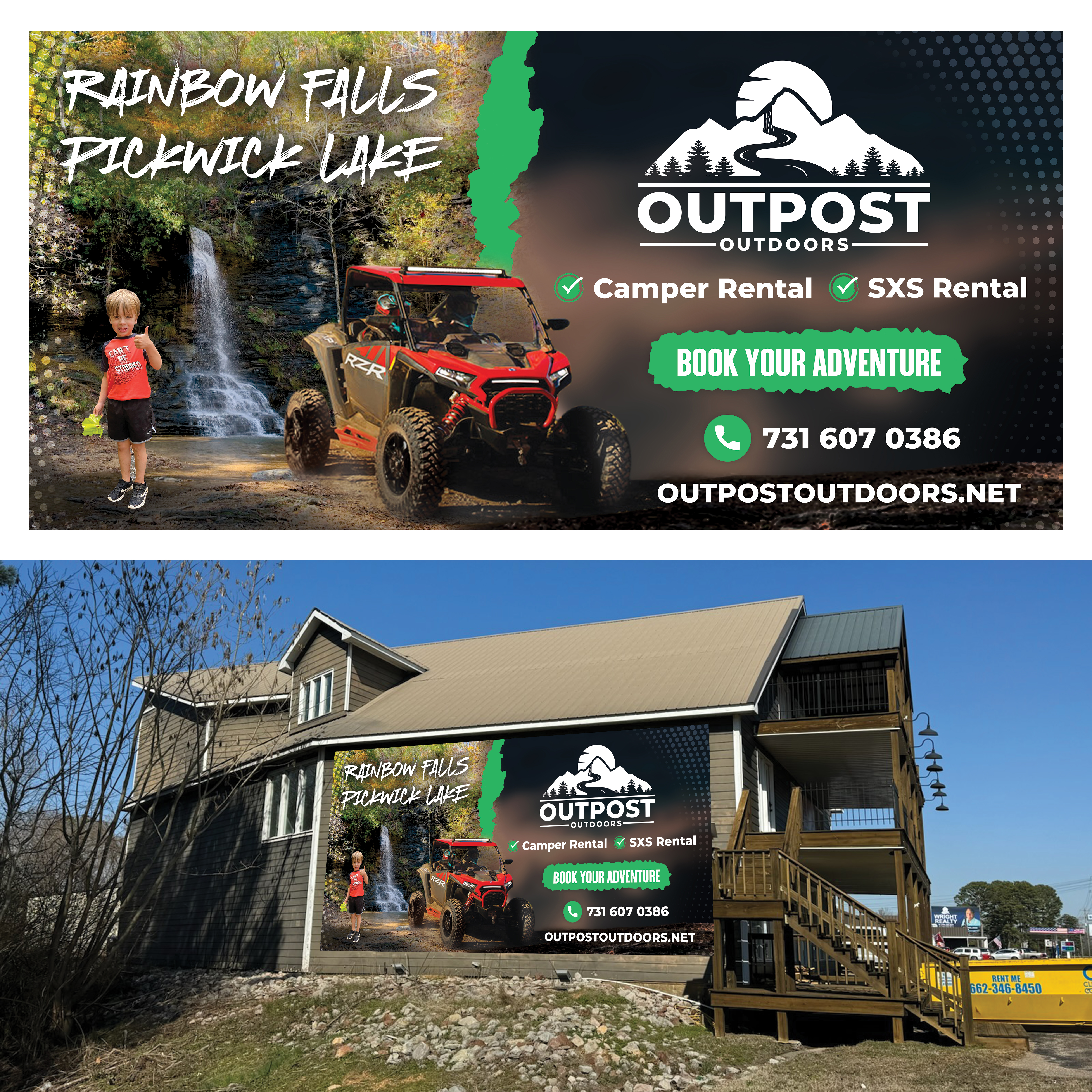 Graphic Design by Mohamed Javid for The Outpost | Design #32449375