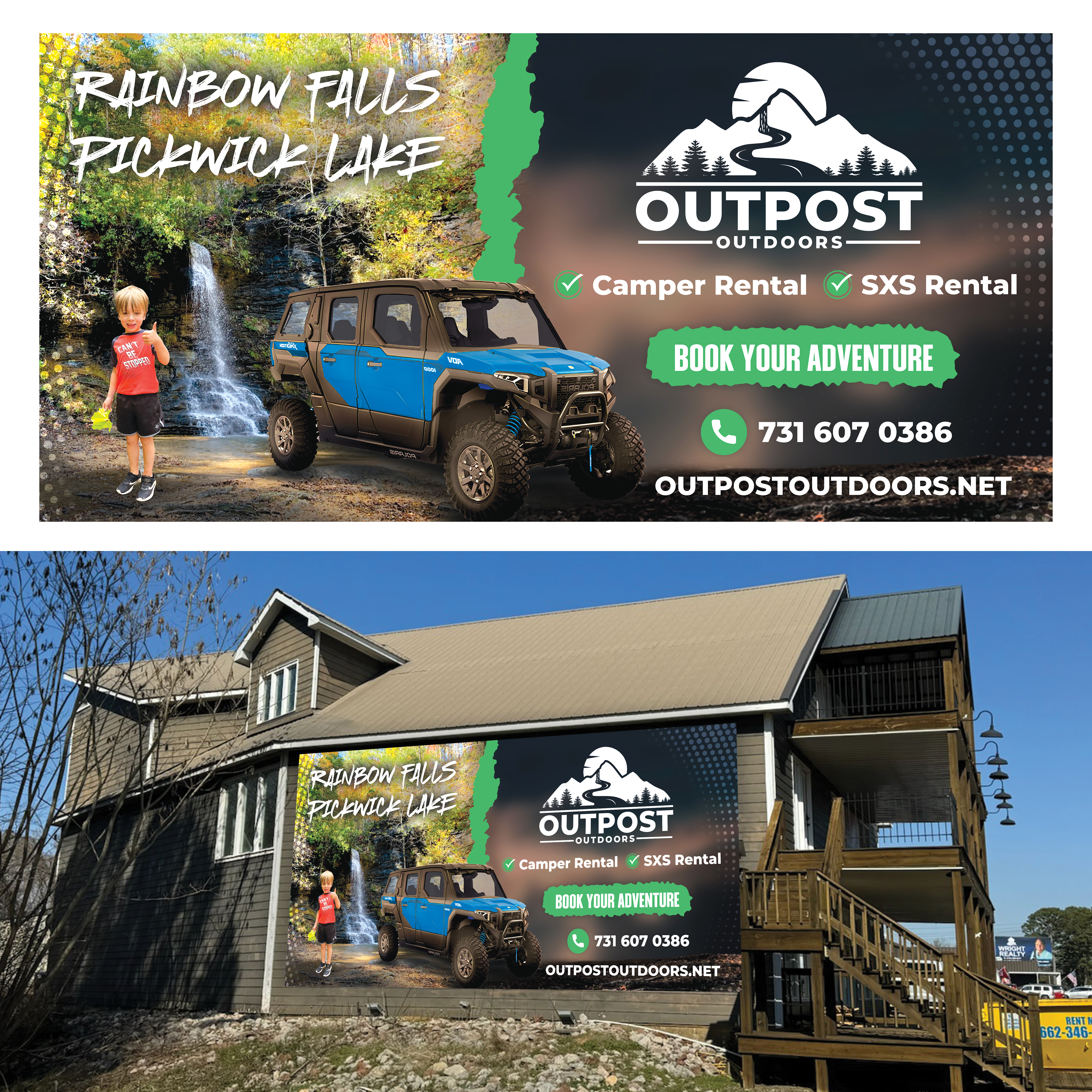 Graphic Design by Mohamed Javid for The Outpost | Design #32455003