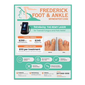 Flyer Design by Design Grind for Frederick Foot & Ankle | Design: #32448528