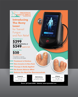Flyer Design by HT Graphic for Frederick Foot & Ankle | Design #32443597