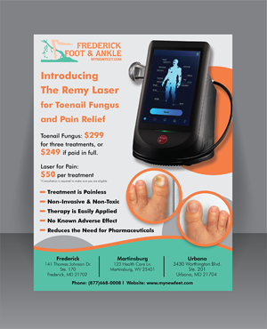 Flyer Design by HT Graphic for Frederick Foot & Ankle | Design: #32443741