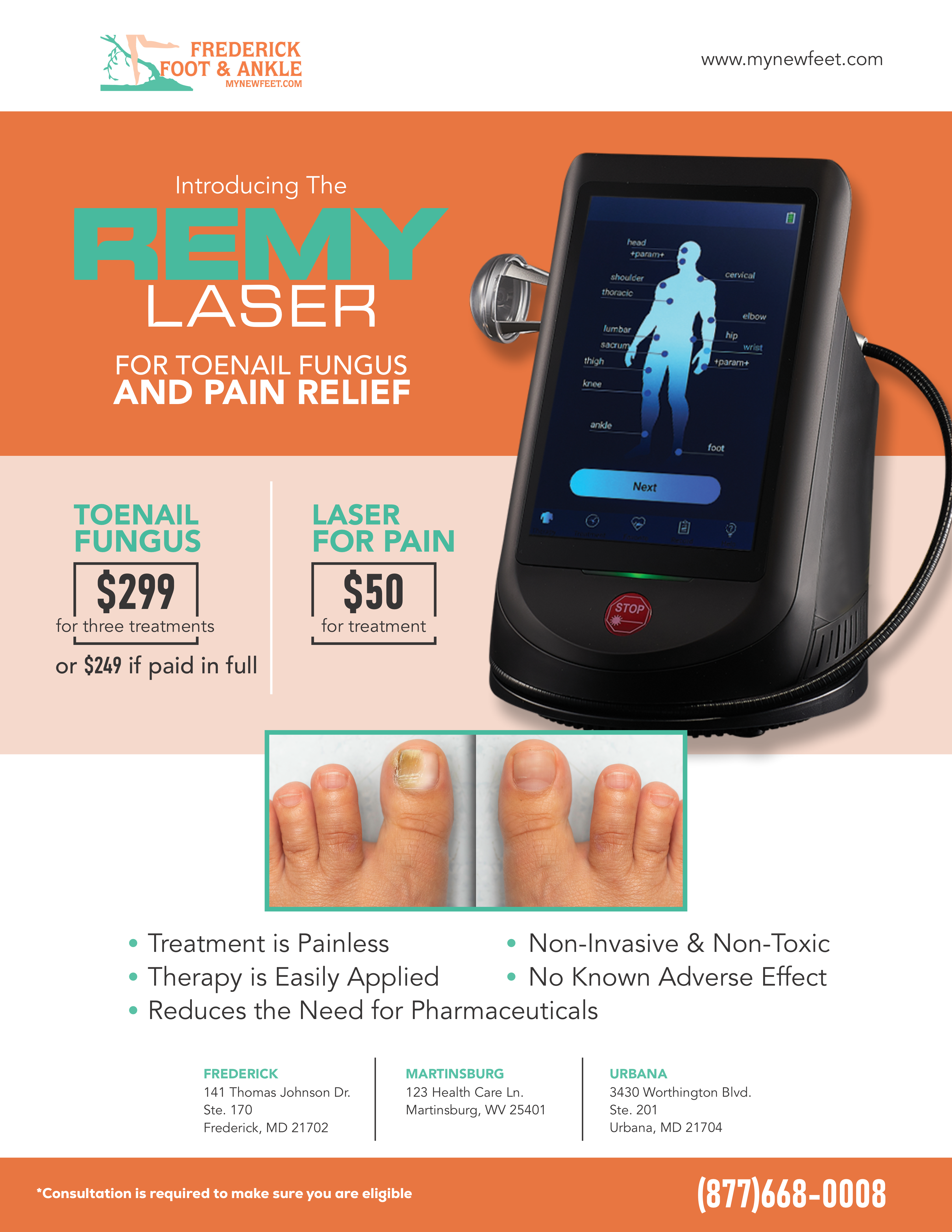 Flyer Design by dadaMEDIA for Frederick Foot & Ankle | Design #32456330