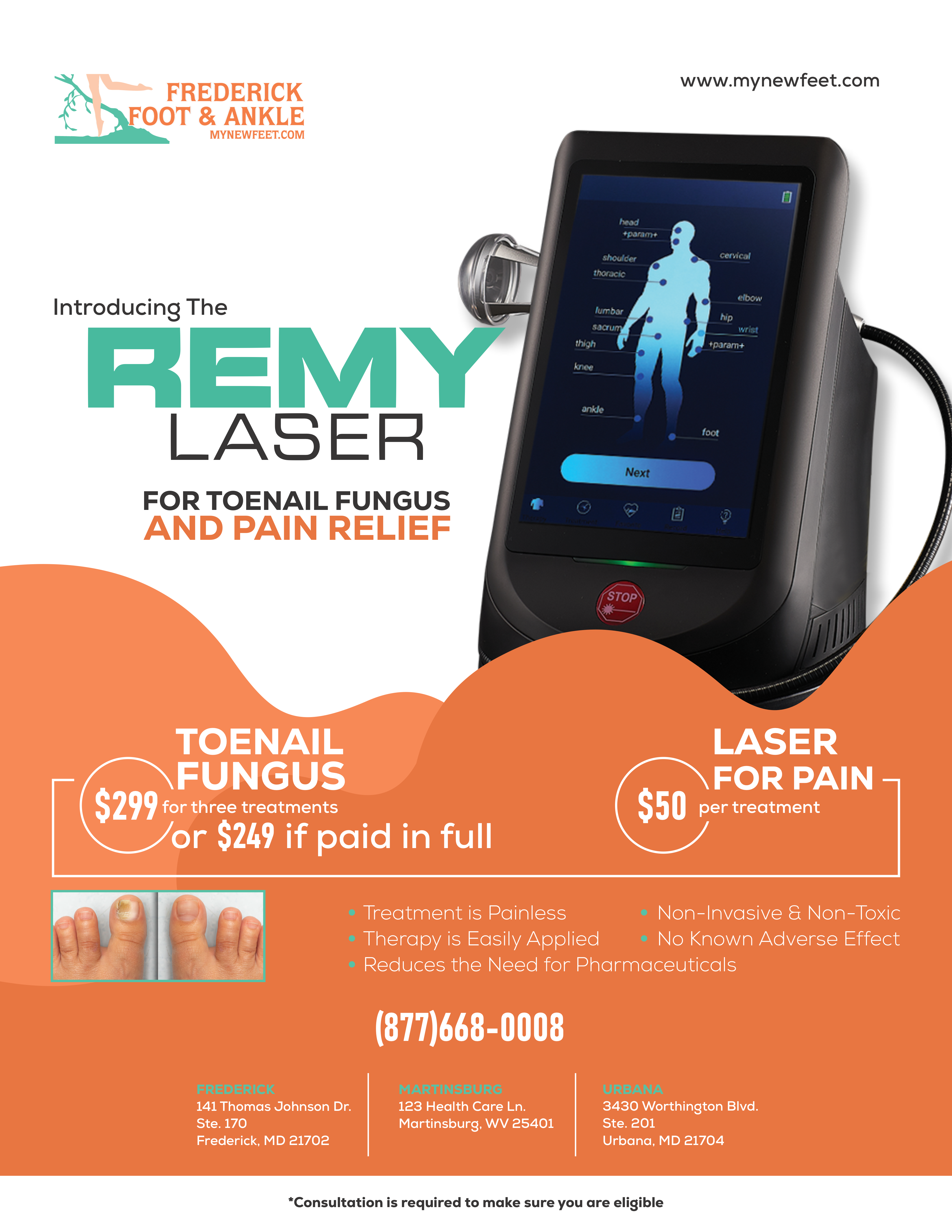 Flyer Design by dadaMEDIA for Frederick Foot & Ankle | Design #32456349