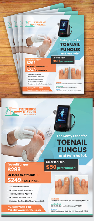 Flyer Design by creativemood438 for Frederick Foot & Ankle | Design: #32447691
