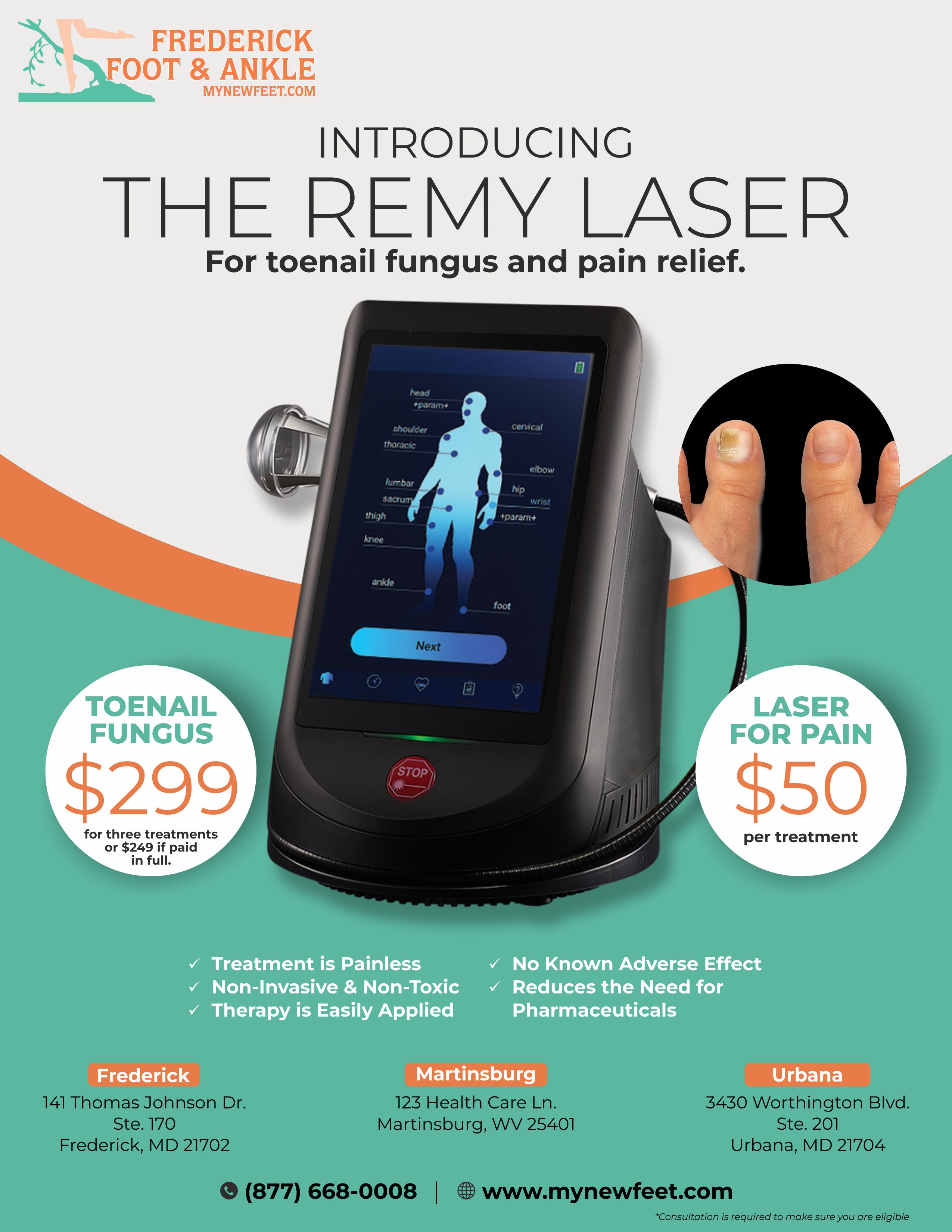 Flyer-Design von nng für Frederick Foot & Ankle | Design #32451976