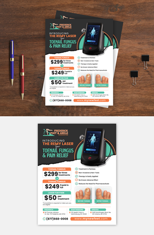 Diseño de Flyer por debdesign para Frederick Foot & Ankle | Diseño: #32446896