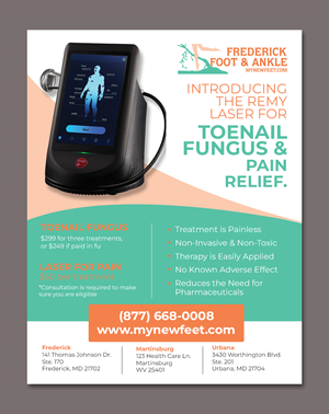 Diseño de Flyer por chandrayaan.creative para Frederick Foot & Ankle | Diseño: #32447114