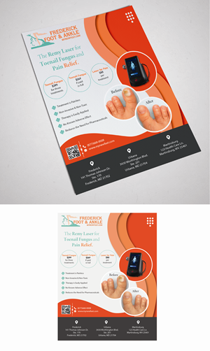 Diseño de Flyer por ecorokerz para Frederick Foot & Ankle | Diseño: #32448699