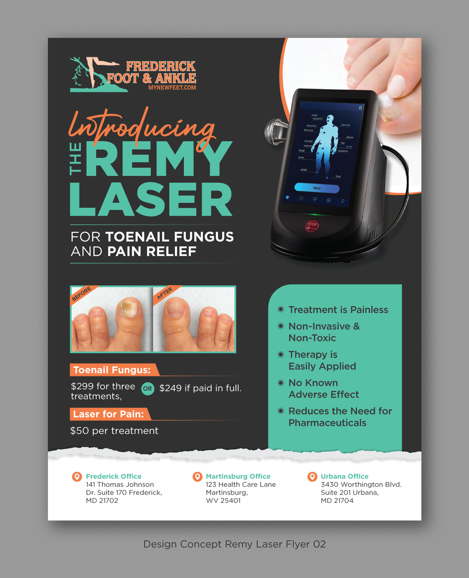 Flyer Design by D Creative for Frederick Foot & Ankle | Design #32449877