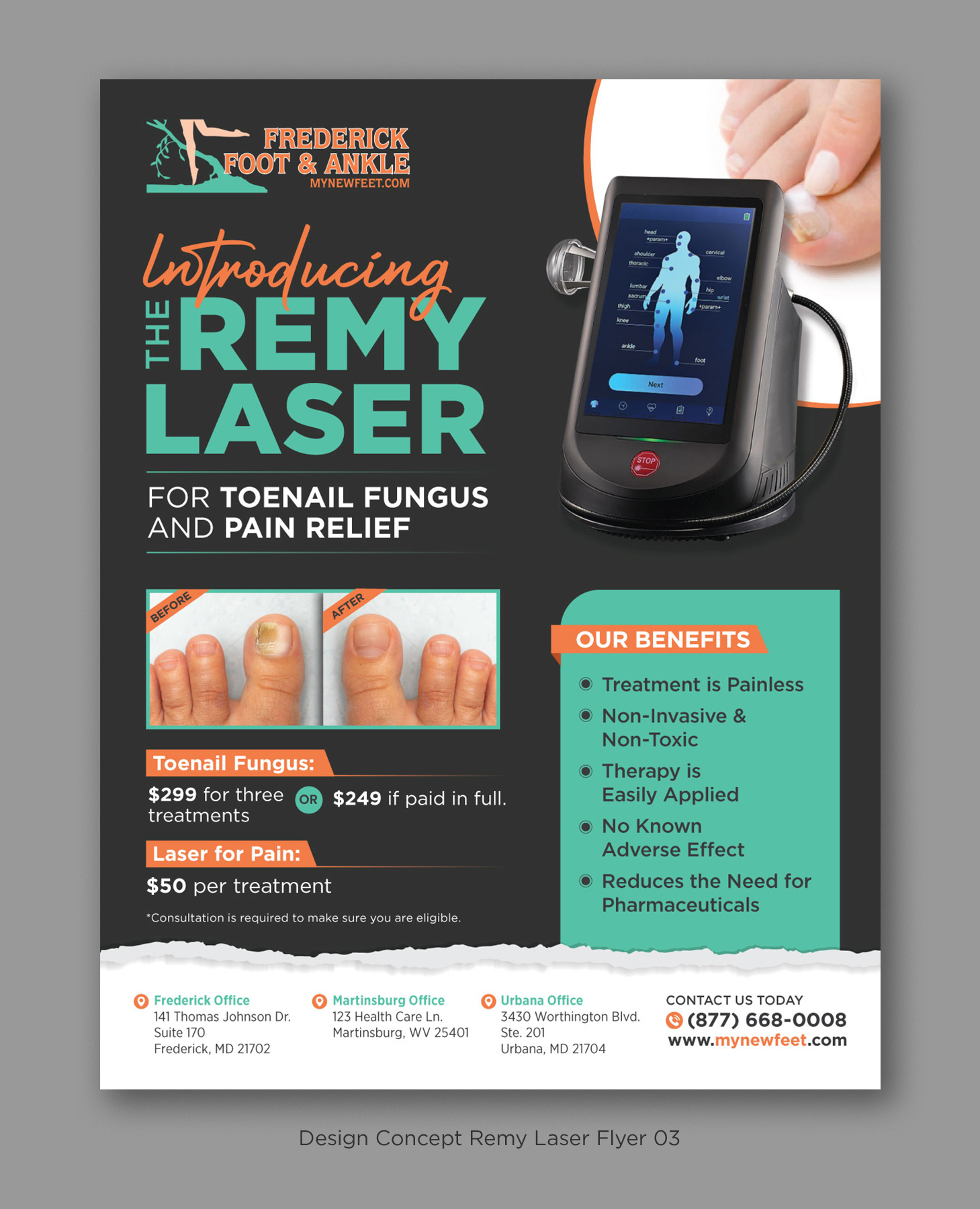 Flyer Design by D Creative for Frederick Foot & Ankle | Design #32463175