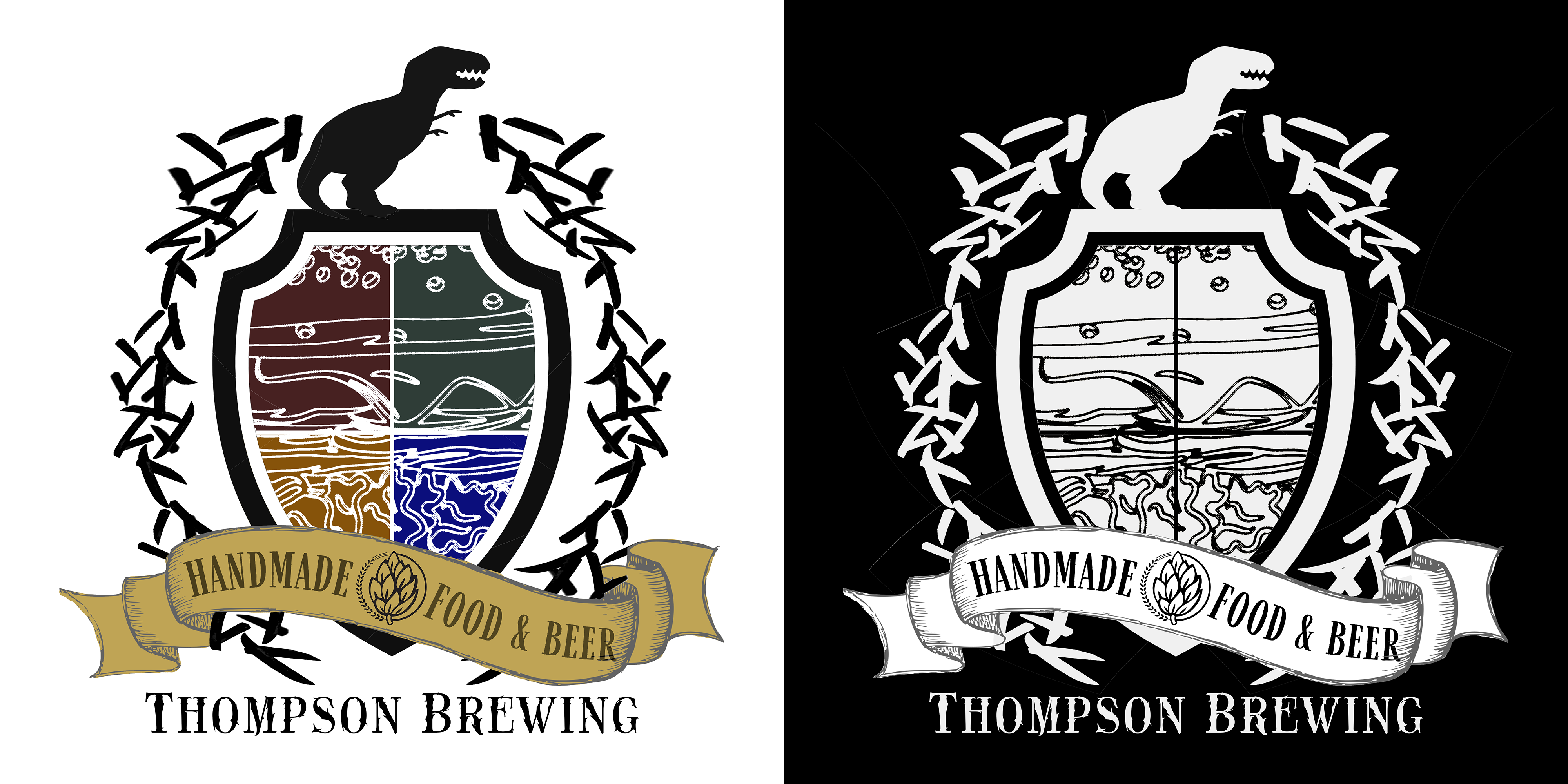 Diseño de Logo por robertr400 para Thompson Brewing Co | Diseño #32457876