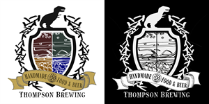 Logo Design by robertr400 for Thompson Brewing Co | Design #32457876