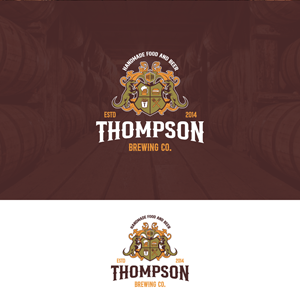 Logo Design by Anhlee for Thompson Brewing Co | Design #32489469