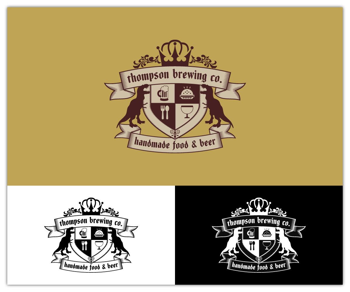 Logo Design by BT Designs for Thompson Brewing Co | Design #32517644