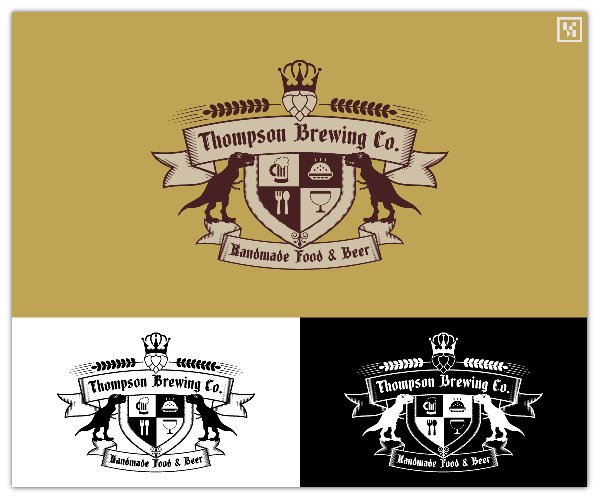 Logo Design by BT Designs for Thompson Brewing Co | Design #32547681