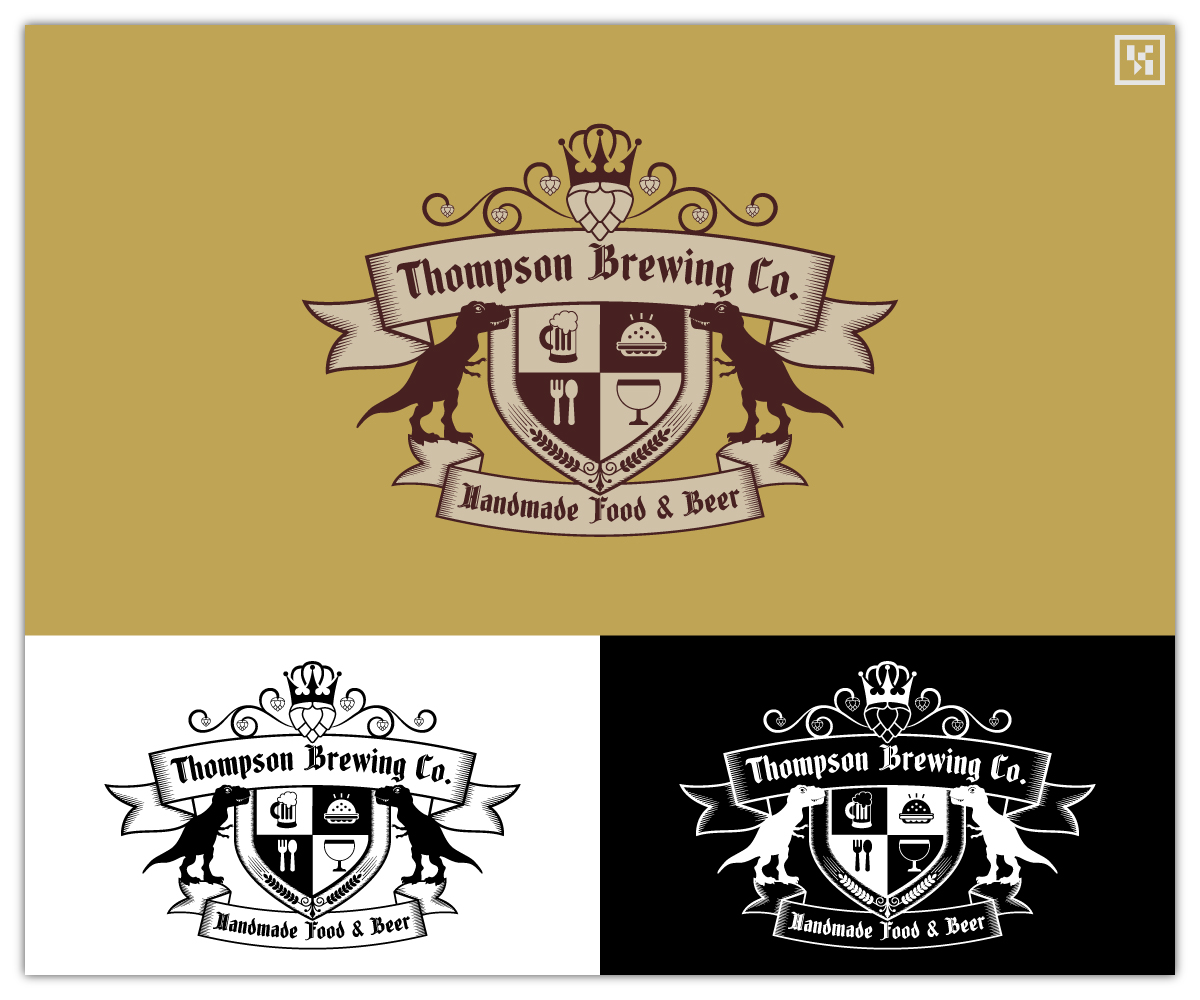 Logo Design by BT Designs for Thompson Brewing Co | Design #32549430