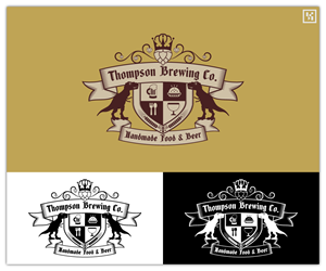 Logo Design by BT Designs for Thompson Brewing Co | Design: #32549430